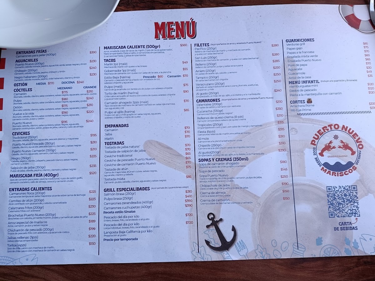 Menu Mariscos Puerto Nuevo-5
