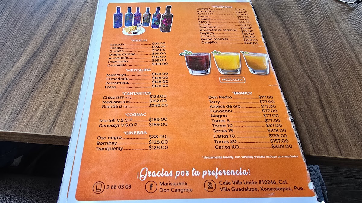Menu Marisquería Don Cangrejo-6