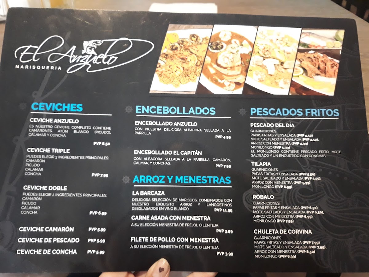 Menu Marisquería El Anzuelo-1
