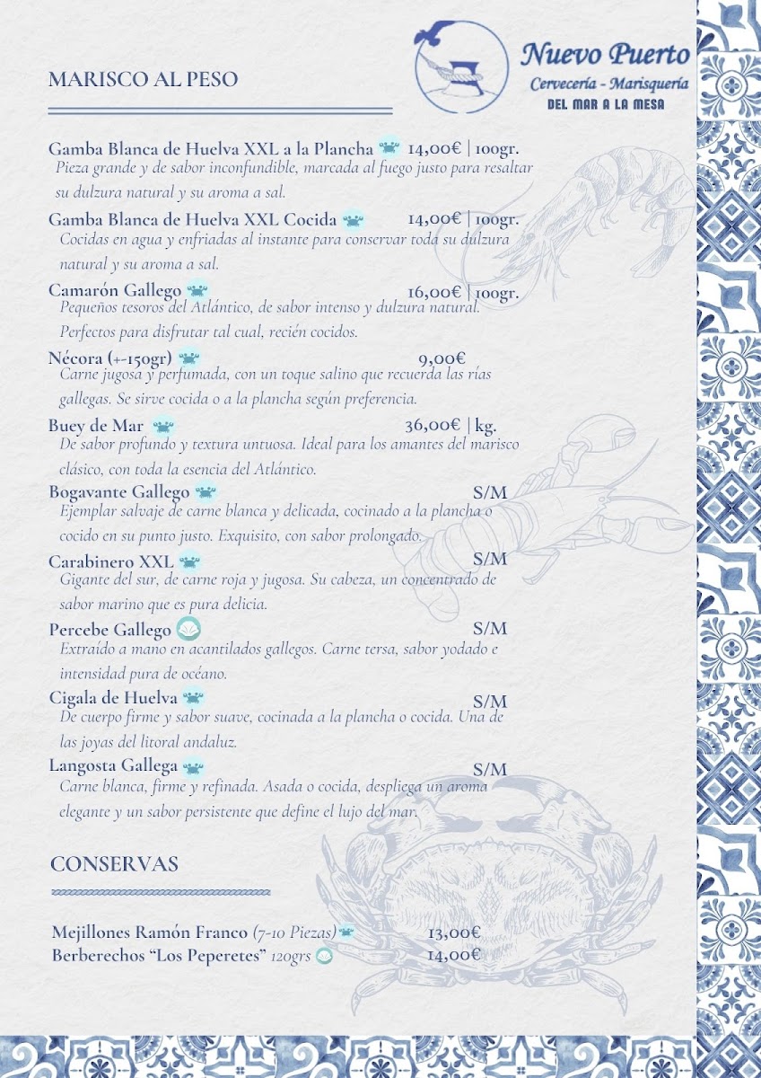 Menu Marisquería Nuevo Puerto-3