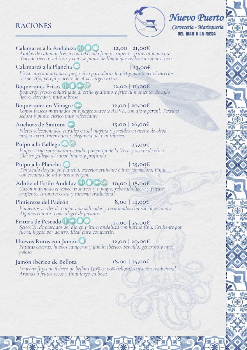 Menu Marisquería Nuevo Puerto-5