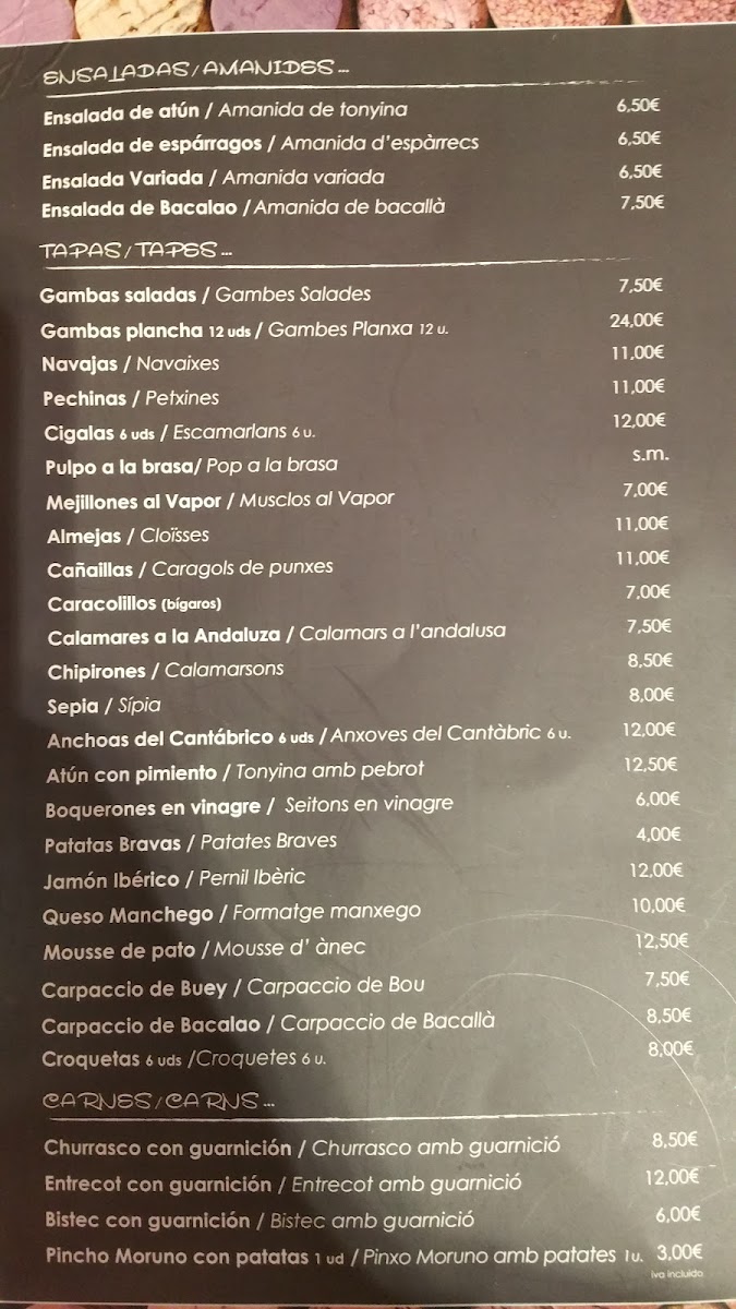 Menu Marisqueria Pedrillo-8