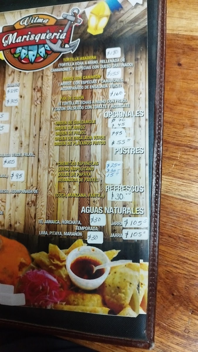Menu Marisqueria Vilma-2