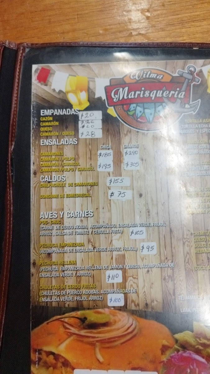 Menu Marisqueria Vilma-4