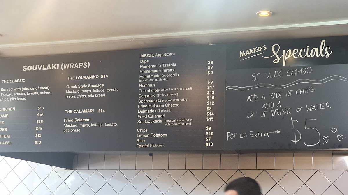 Menu Markos Greek Kitchen Bar-1