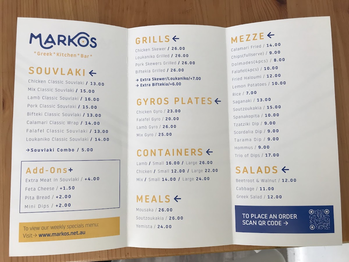 Menu Markos Greek Kitchen Bar-3