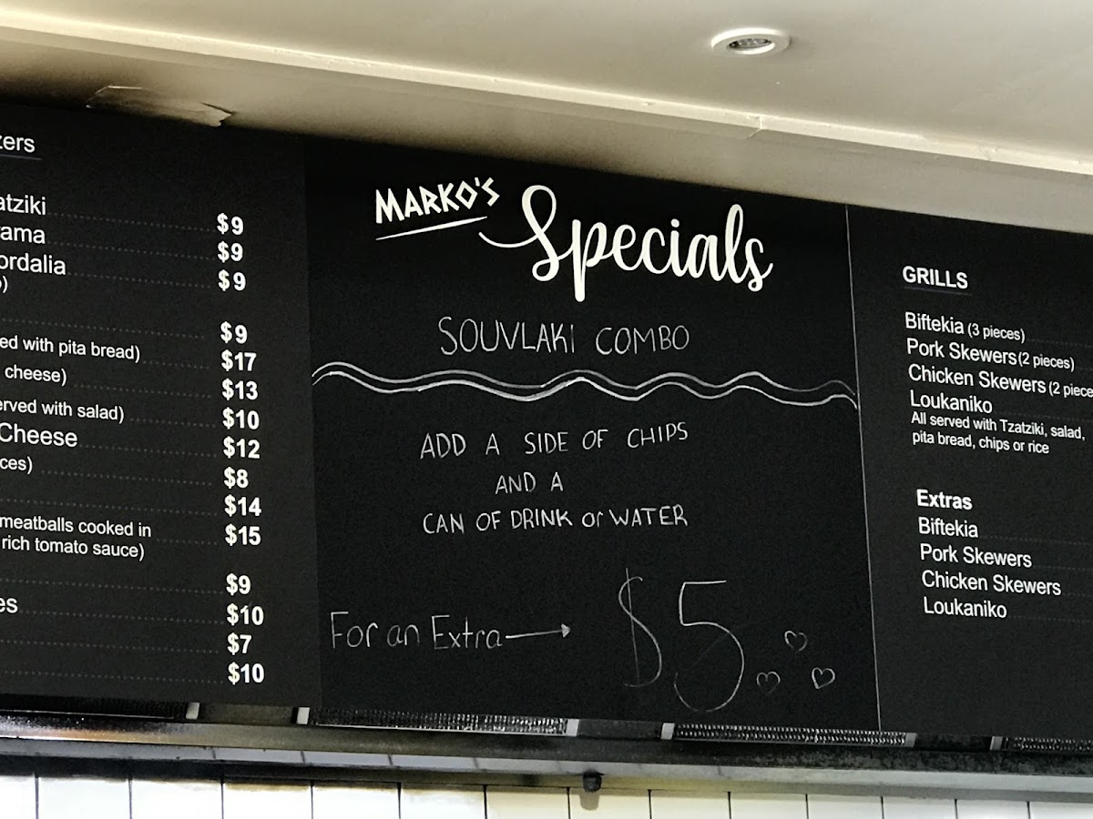 Menu Markos Greek Kitchen Bar-5