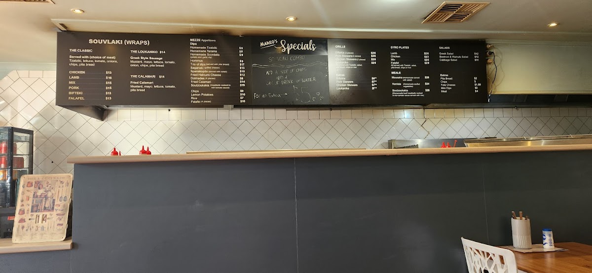 Menu Markos Greek Kitchen Bar-7