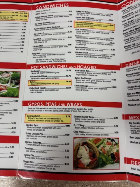 Menu Mark's Mid-Town Coney Island-5