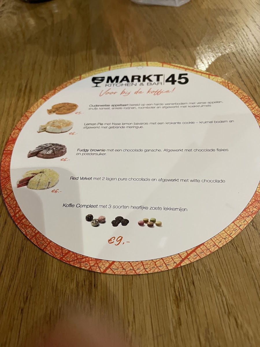 Menu Markt|45 Kitchen & Bar-5