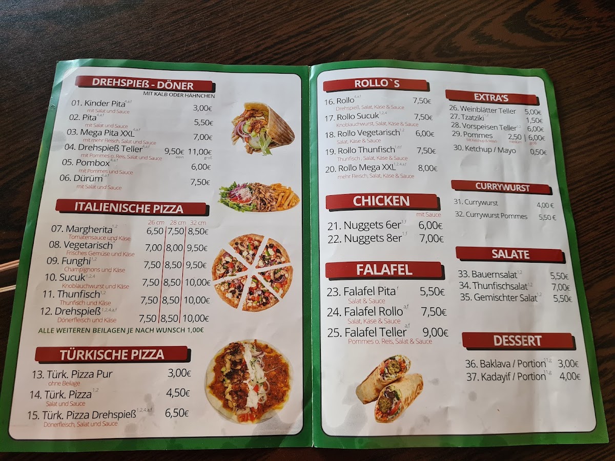 Menu Marmaris 2-3