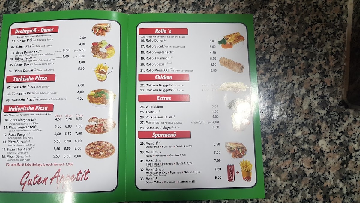 Menu Marmaris 2-6