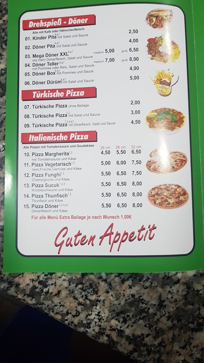 Menu Marmaris 2-7