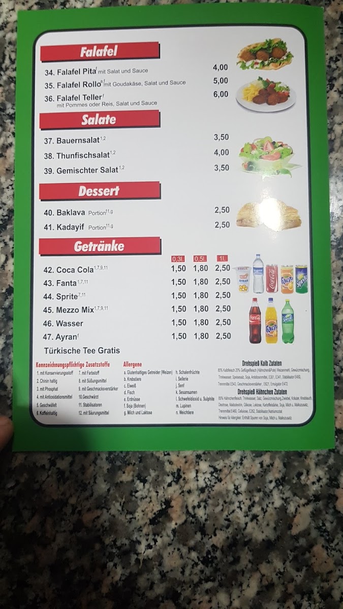 Menu Marmaris 2-8