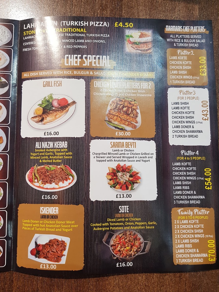 Menu Marmaris Original Turkish Charcoal Grill-1