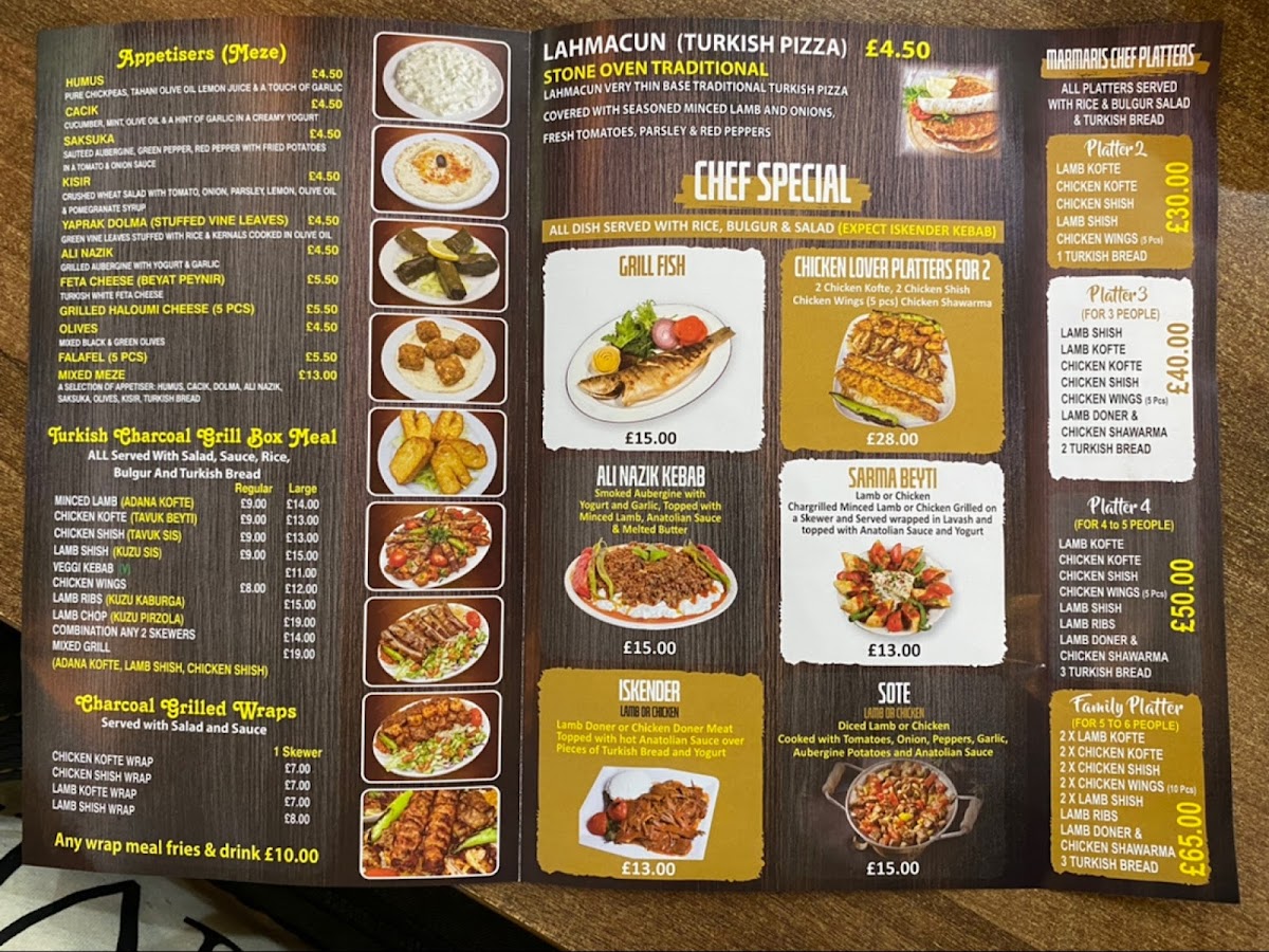 Menu Marmaris Original Turkish Charcoal Grill-5