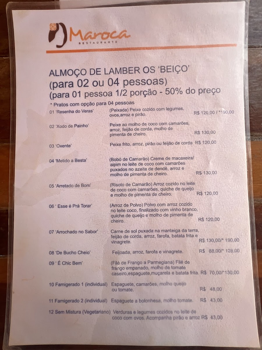 Menu Maroca Restaurant-2