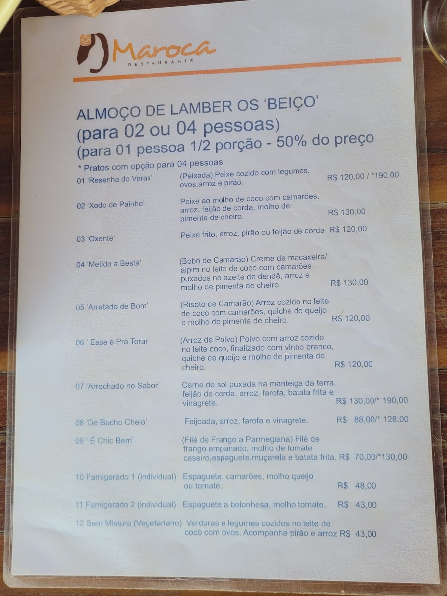 Menu Maroca Restaurant-4