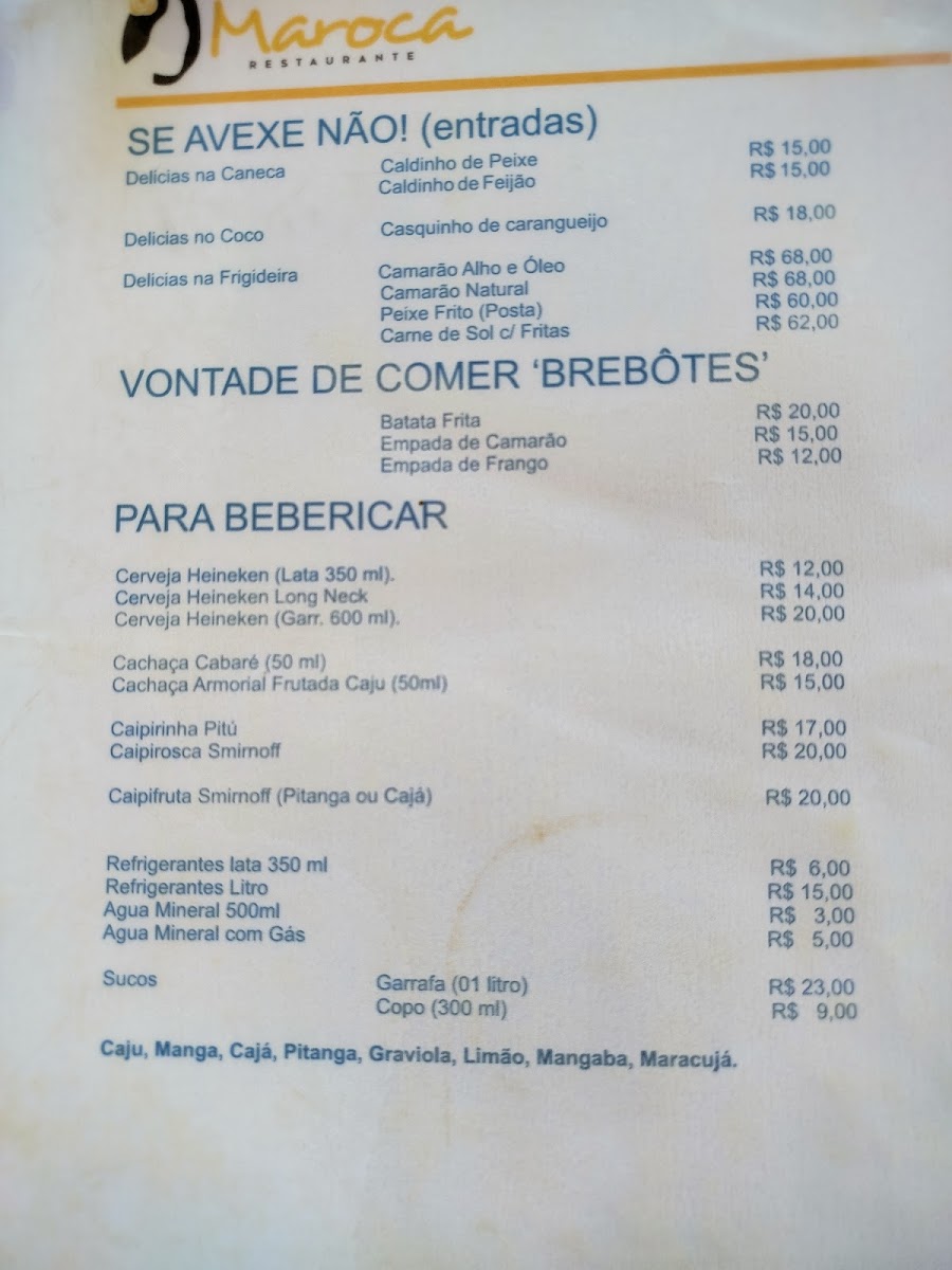 Menu Maroca Restaurant-9
