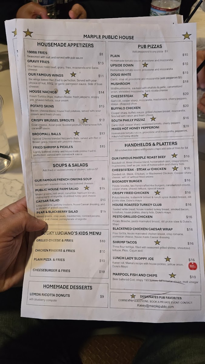 Menu Marple Public House-1