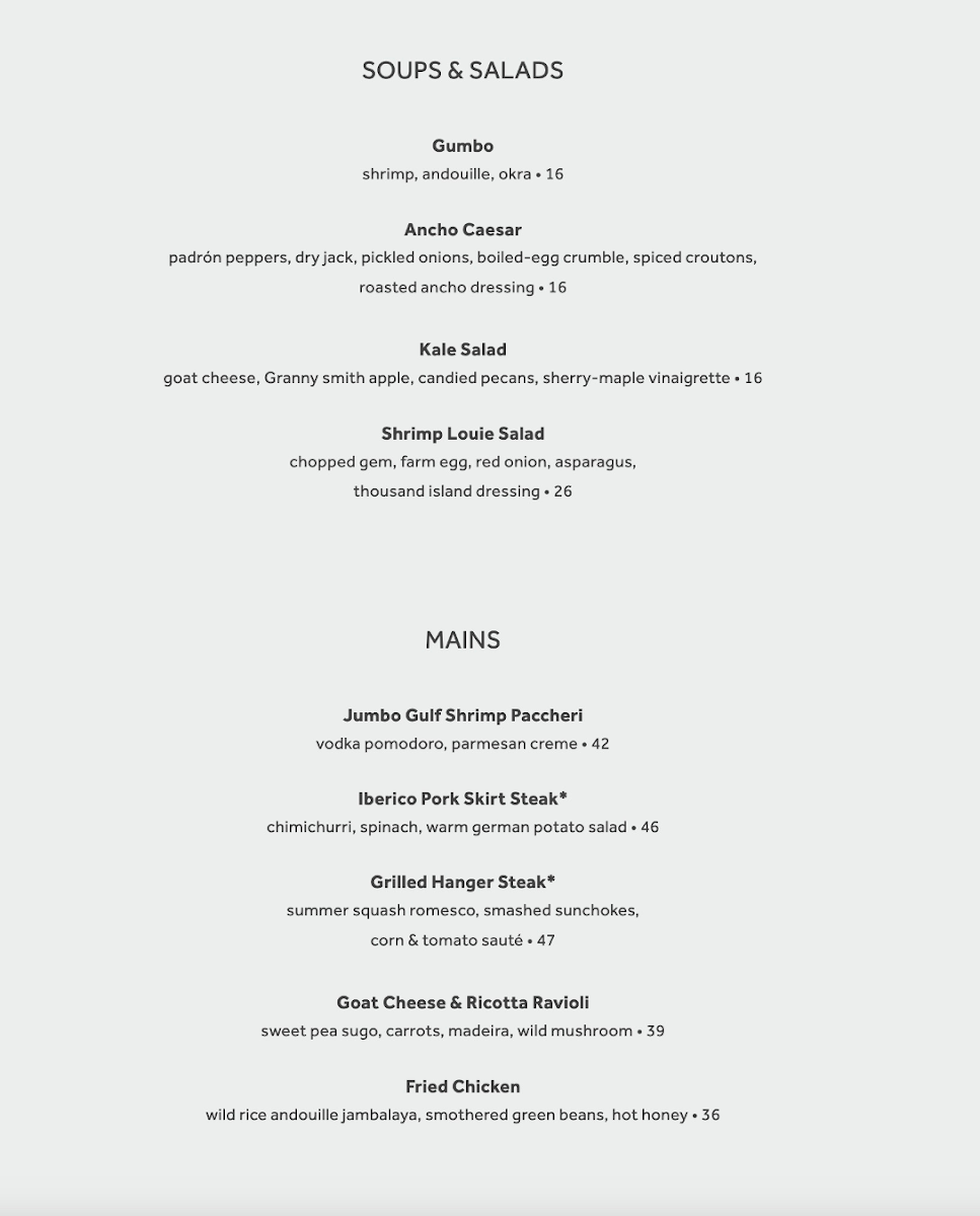 Menu Marsh House-2