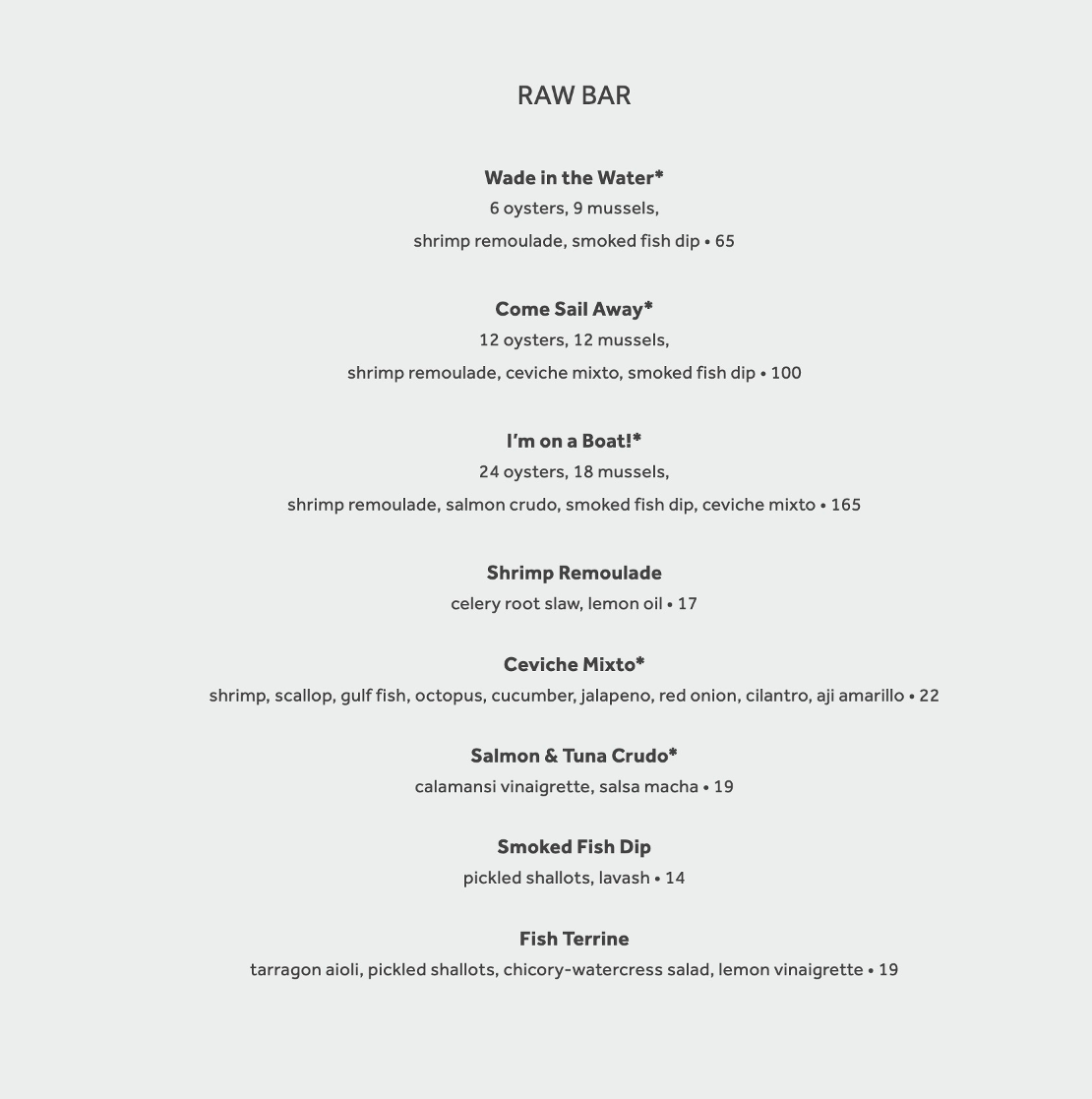 Menu Marsh House-6