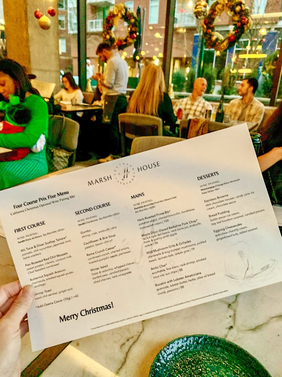 Menu Marsh House-9