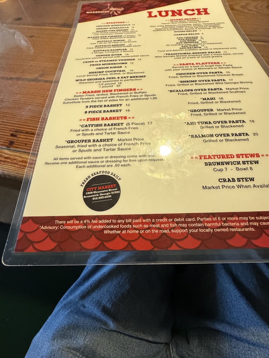 Menu Marshside Grill-10