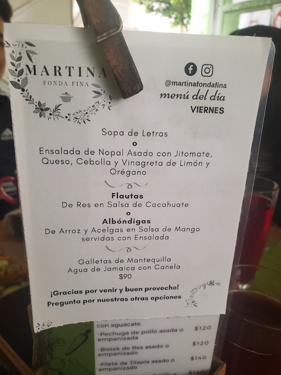 Menu Martina Fonda Fina-9