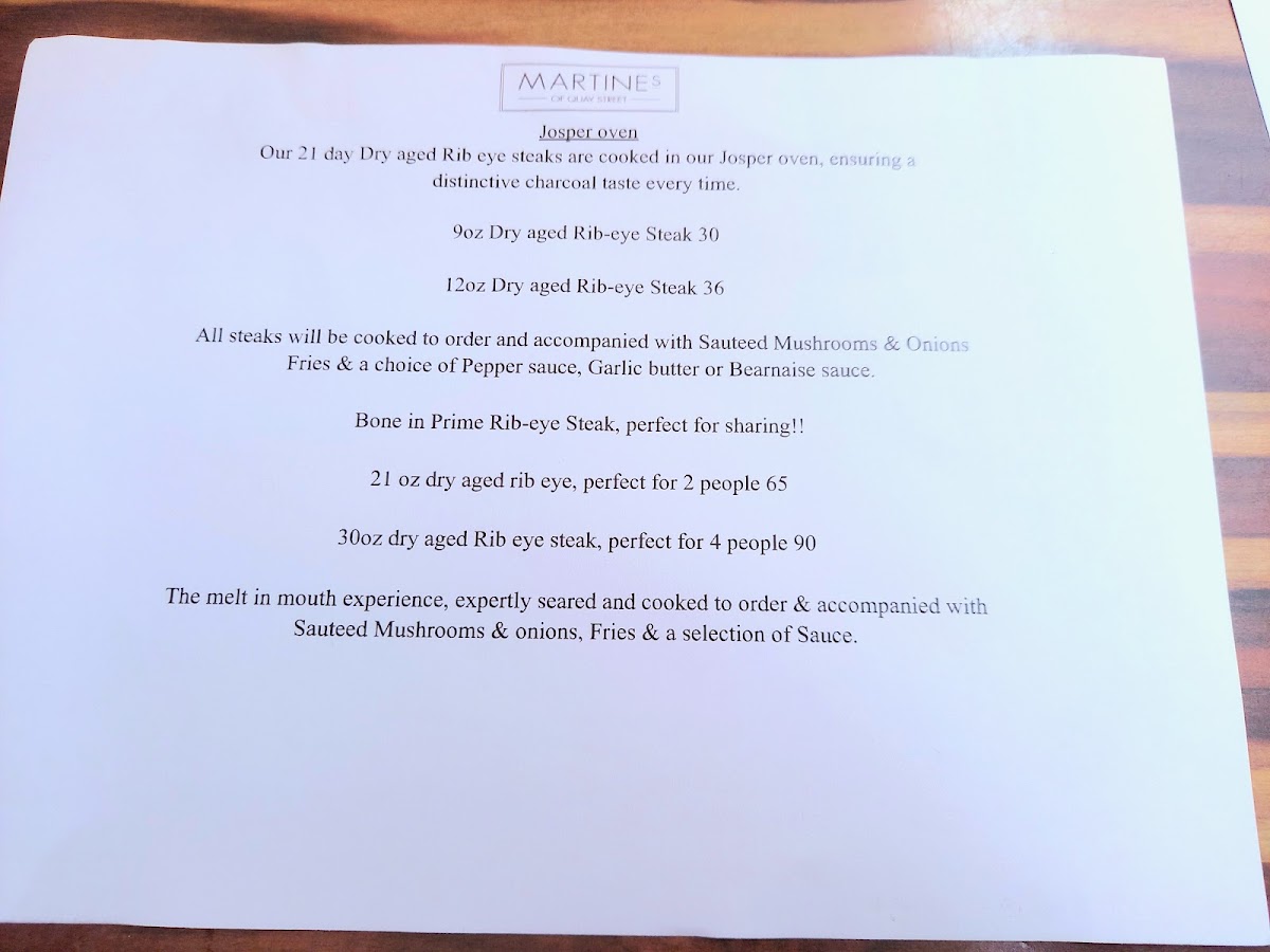 Menu Martine's Restaurant And Winebar-2