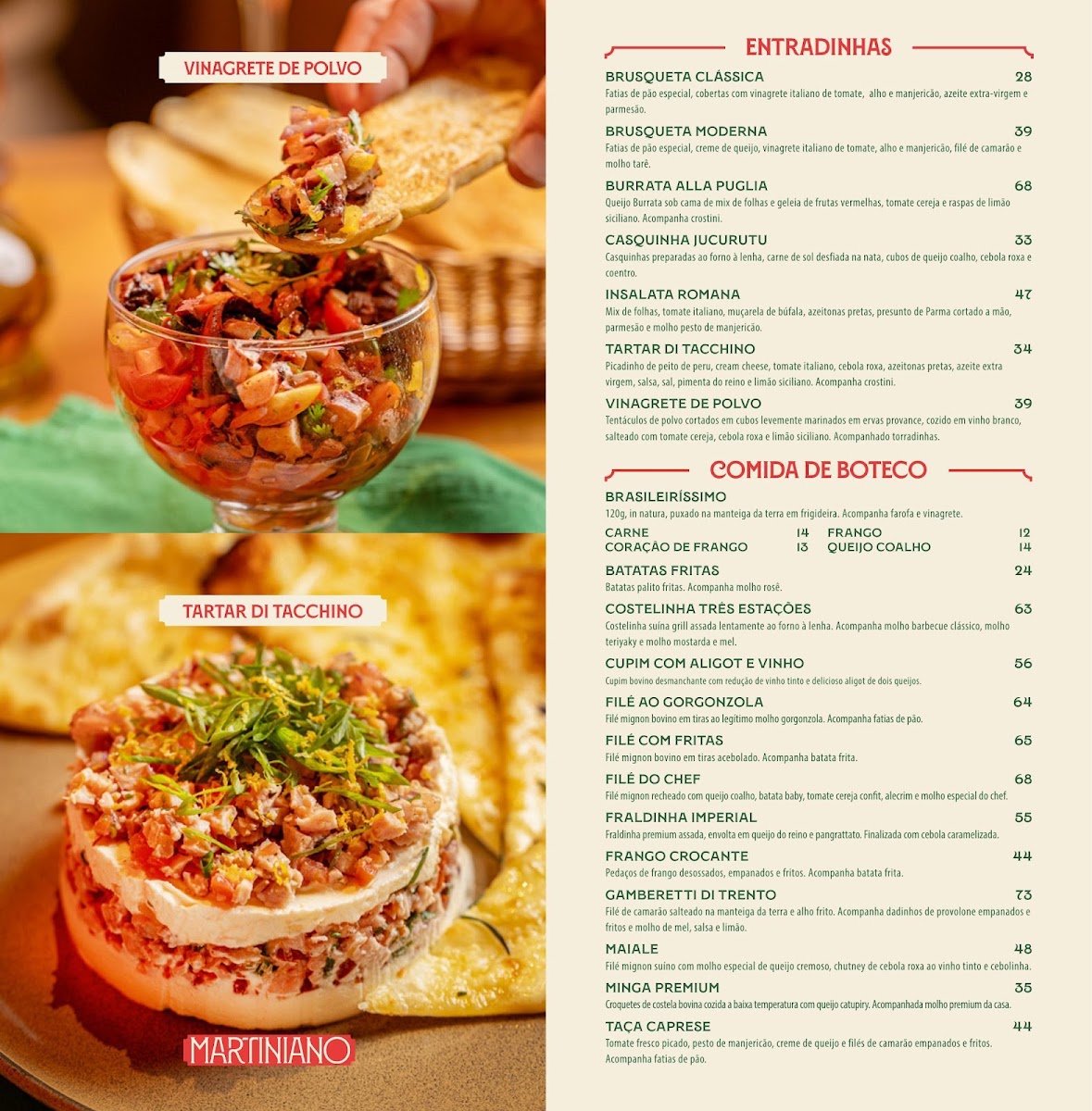 Menu Martiniano Pizzas E Massas-1