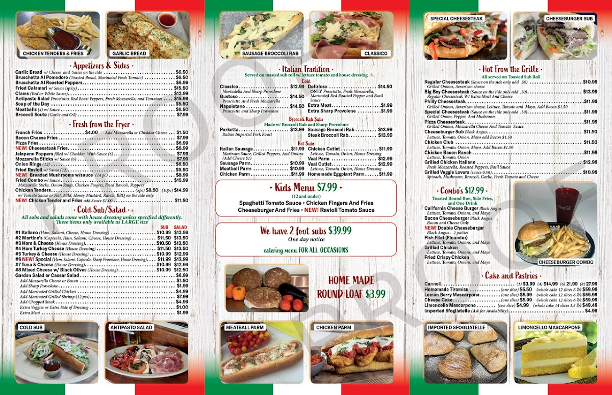 Menu Martino's Italian Traditions-1