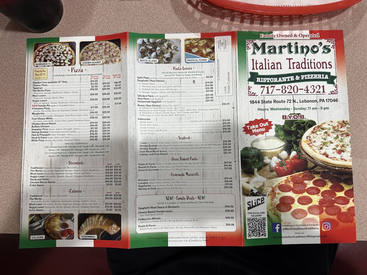 Menu Martino's Italian Traditions-4