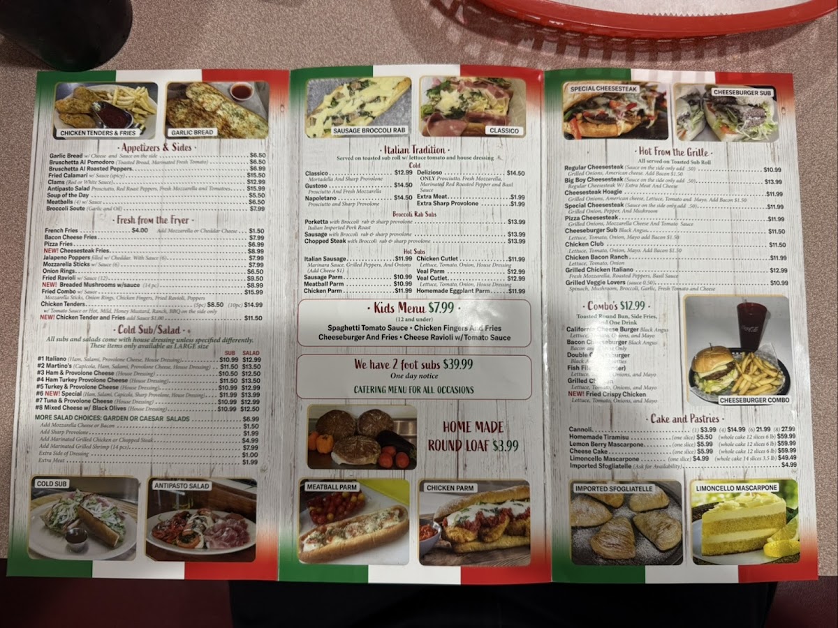 Menu Martino's Italian Traditions-5