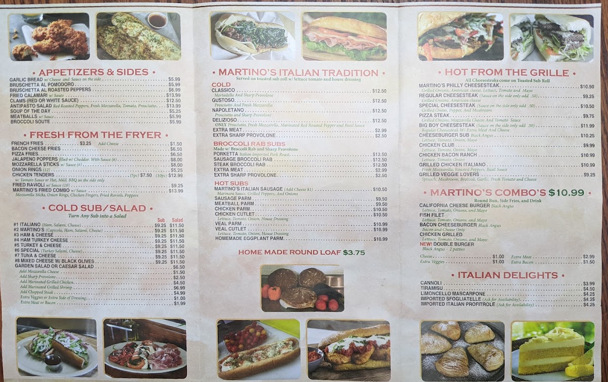 Menu Martino's Italian Traditions-6