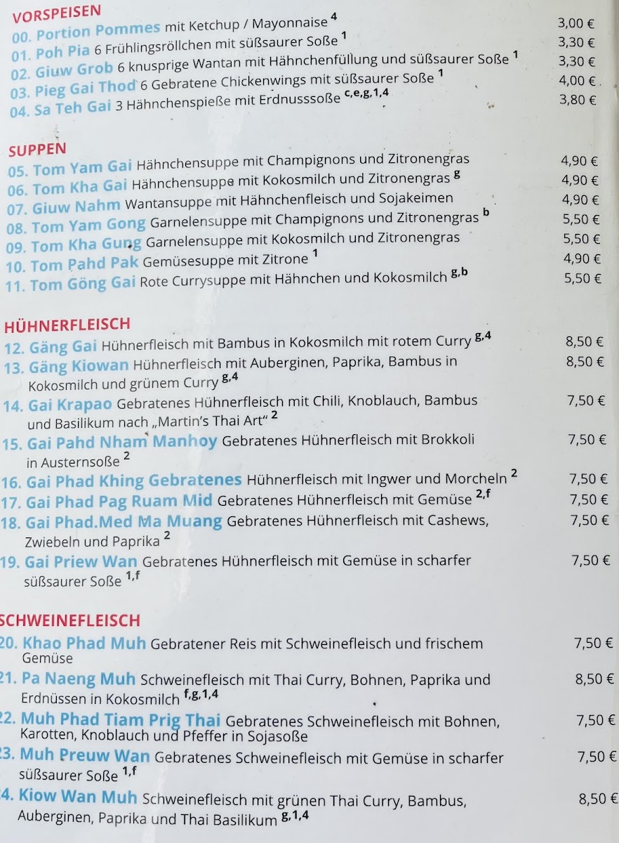 Menu Martins Thai Bistro-2