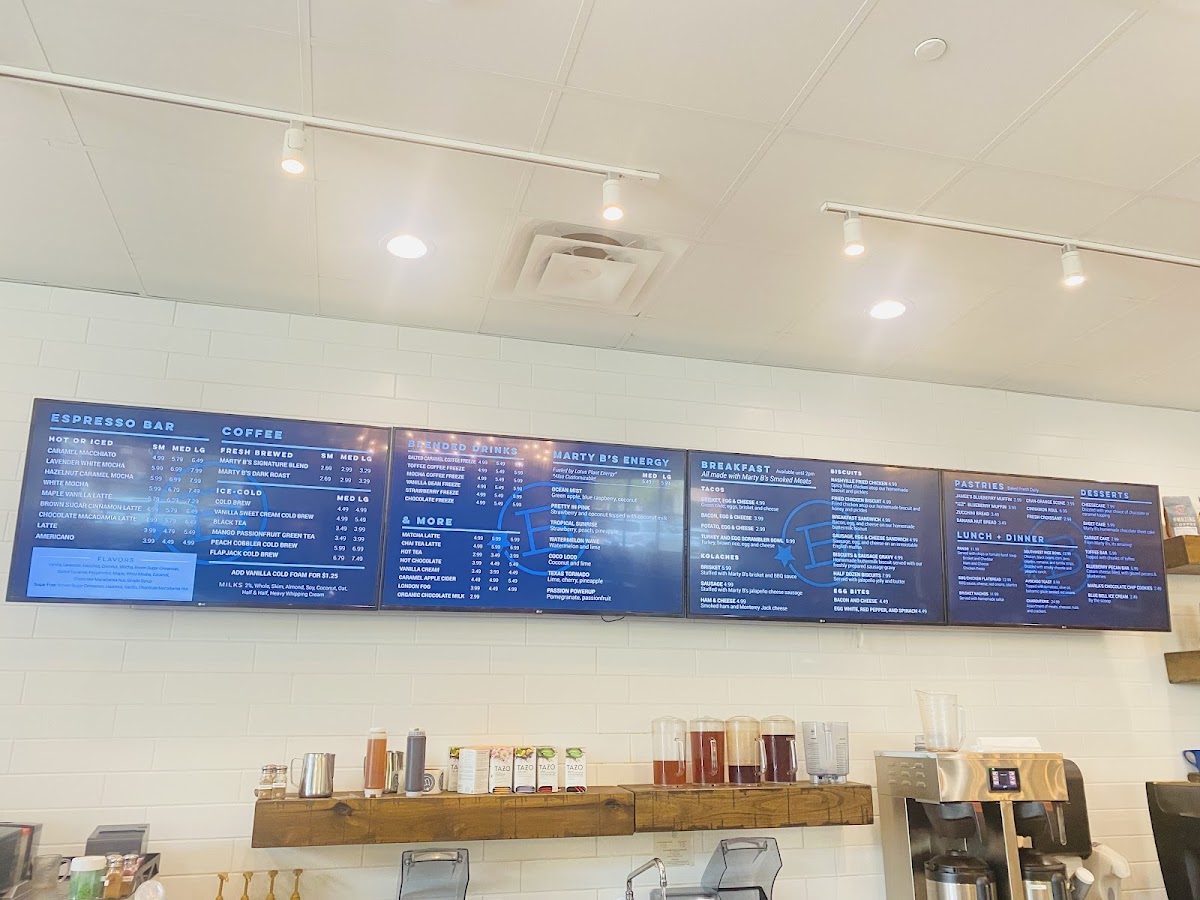 Menu Marty B's Coffee-6