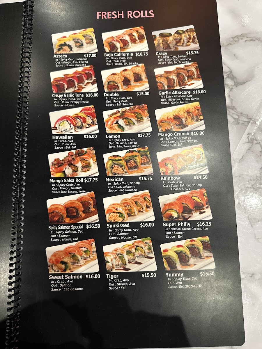 Menu Maru Sushi And Ramen-7