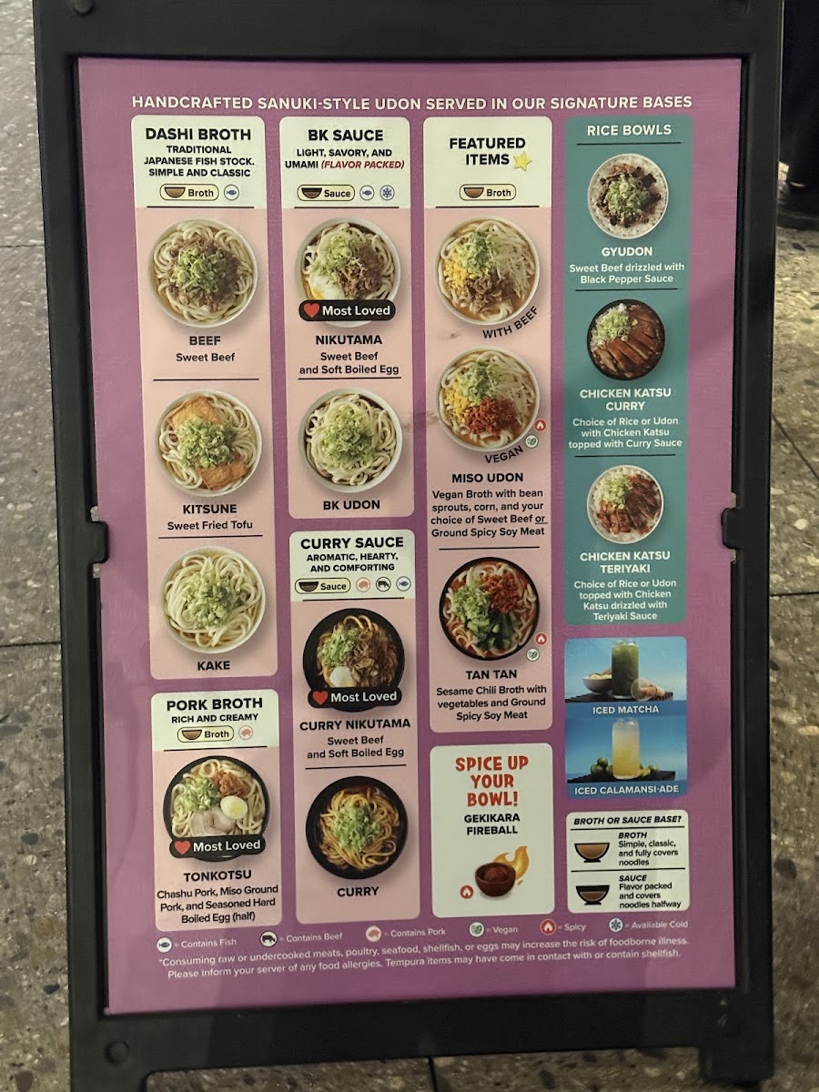 Menu Marugame Udon-4