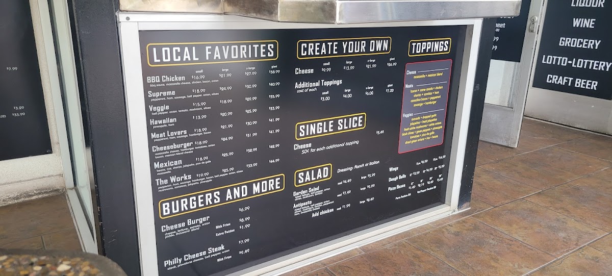 Menu Marvin's Pizza Place And Mexican Food-6