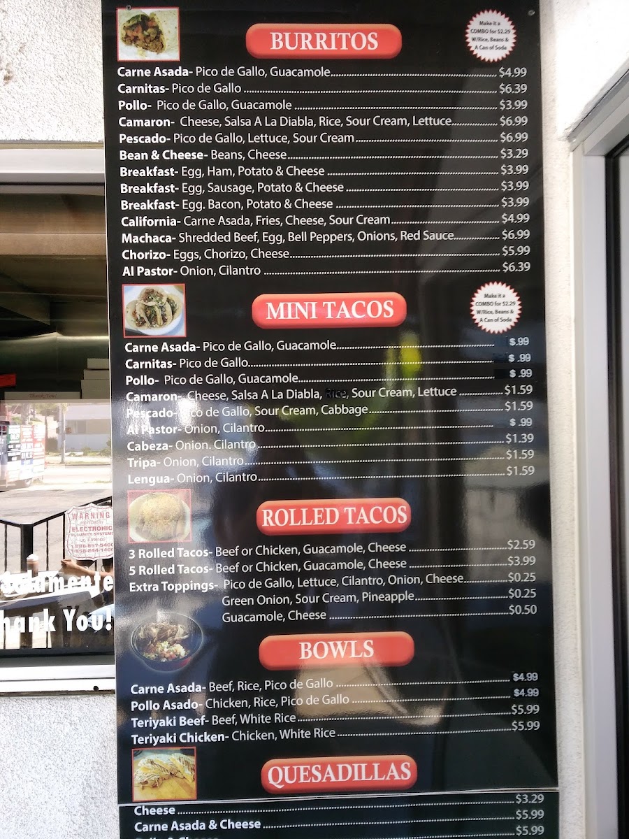 Menu Marvin's Pizza Place And Mexican Food-7