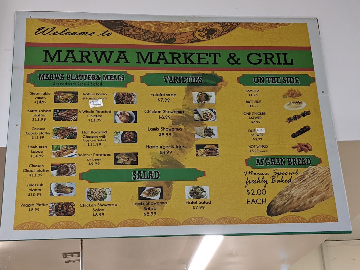 Menu Marwa Market And Grill-2