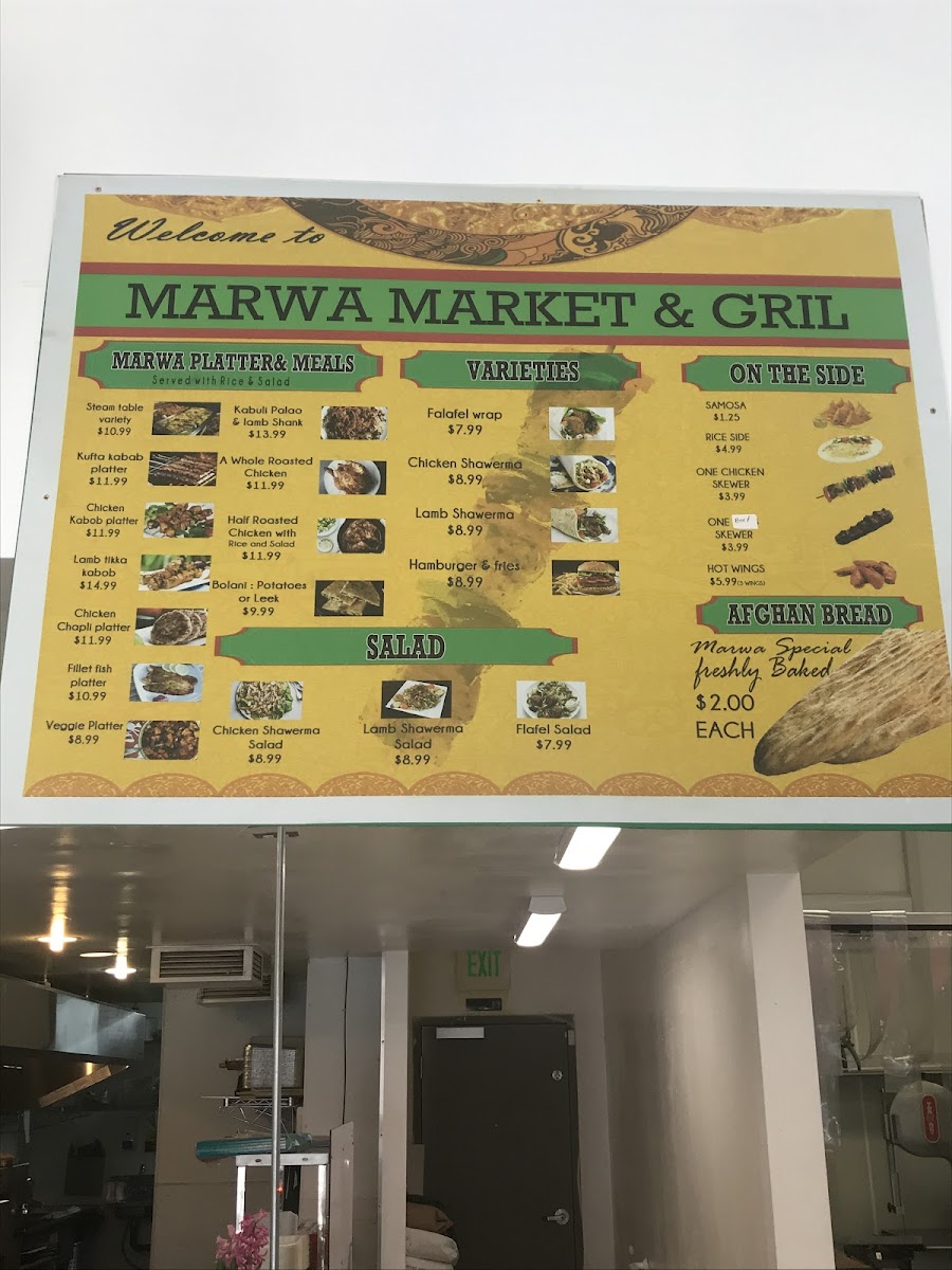 Menu Marwa Market And Grill-4