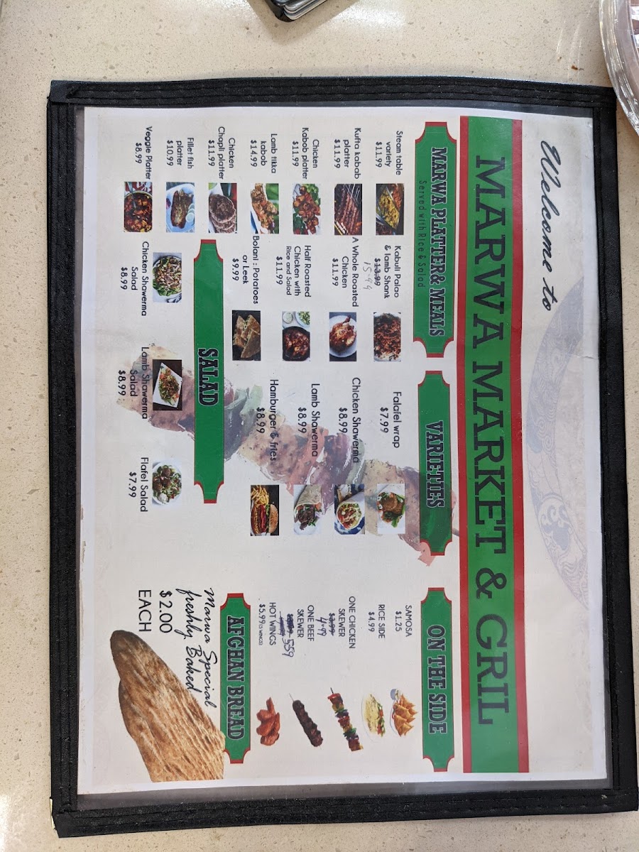 Menu Marwa Market And Grill-5