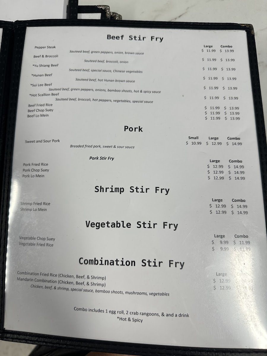 Menu Mary's Asian Diner-3