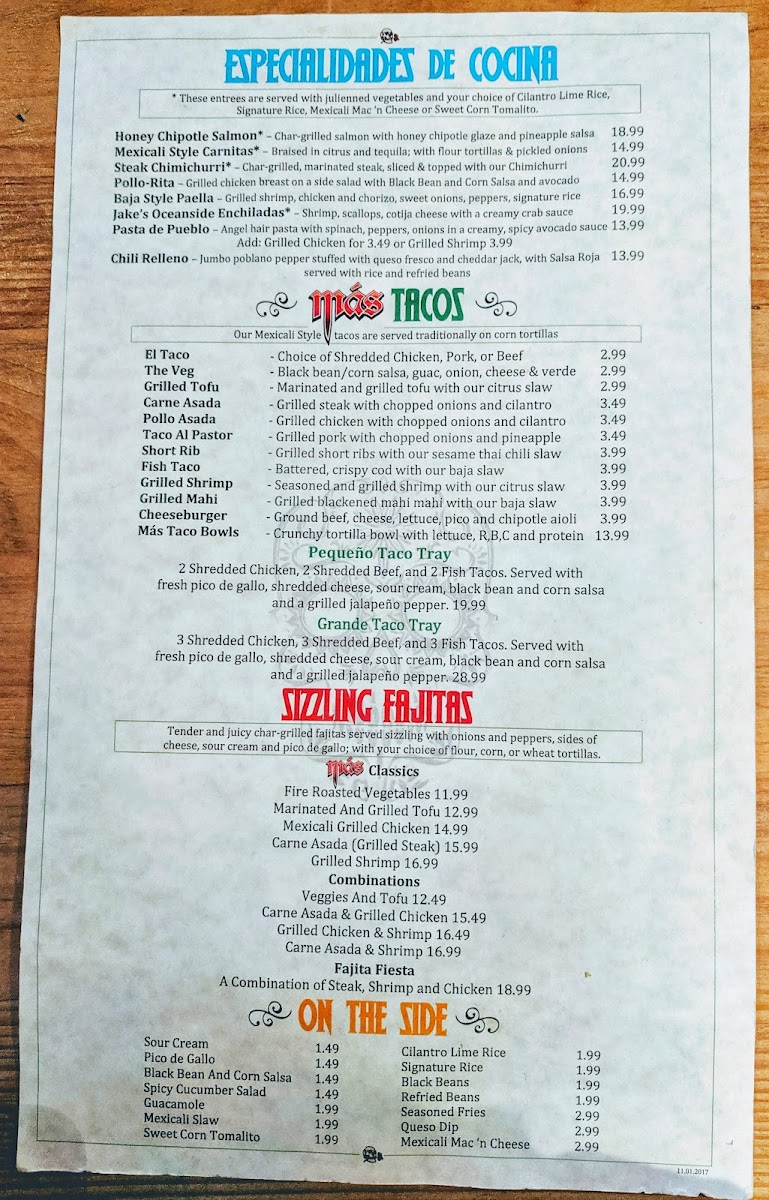 Menu Más Mexicali Cantina-2