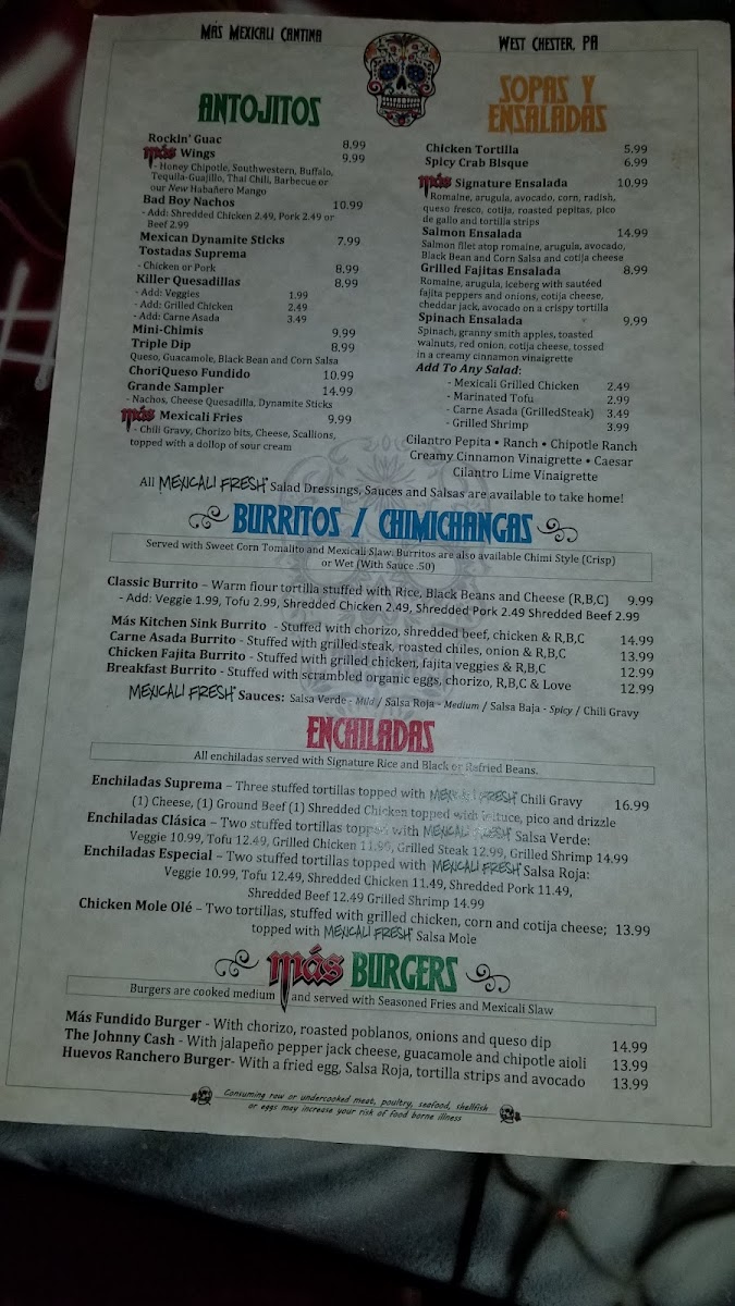 Menu Más Mexicali Cantina-8