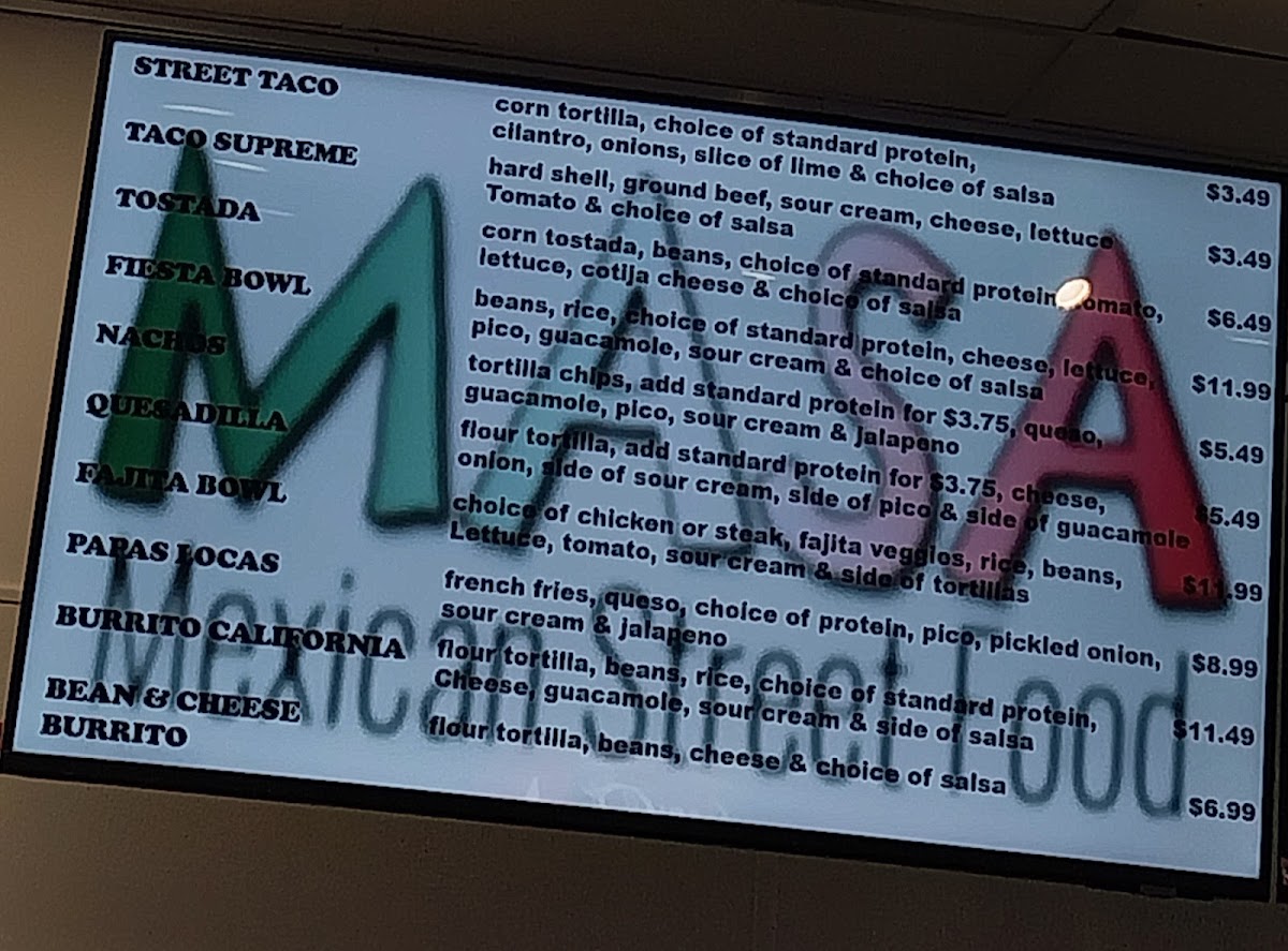 Menu Masa | Mexican Street Food-2