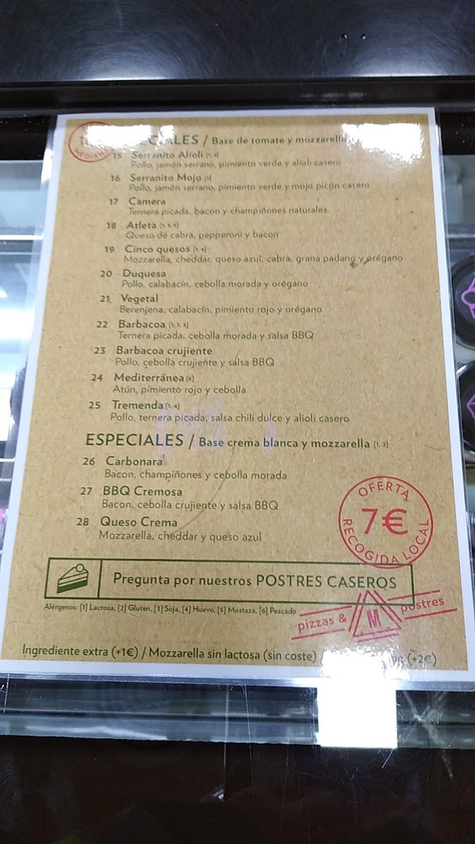 Menu Masakali Pizza Cristo De Burgos-5