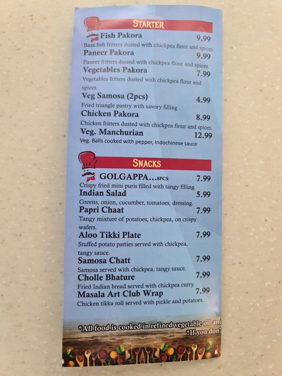 Menu Masala Art Indian Restaurant Abbotsford Bc-7